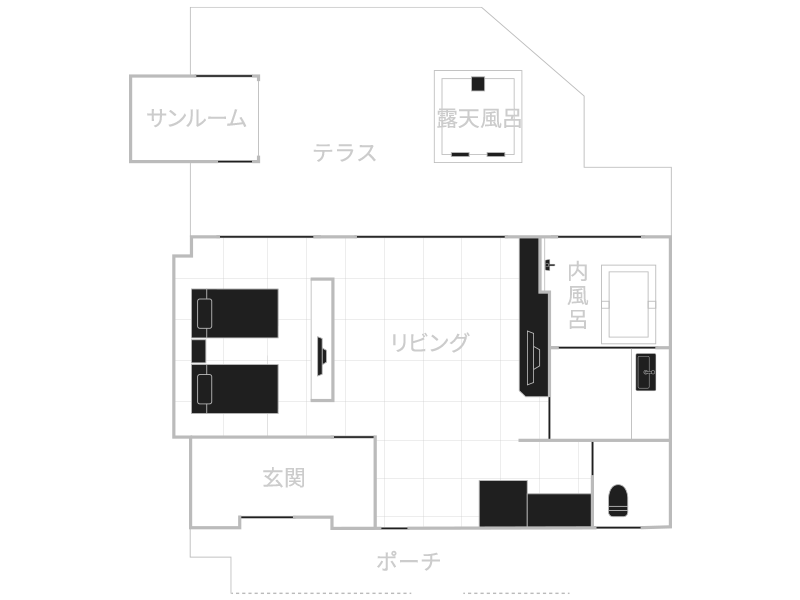 花の冠：間取り