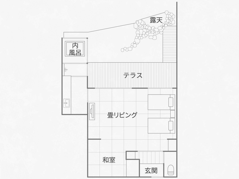 風の棟：間取り