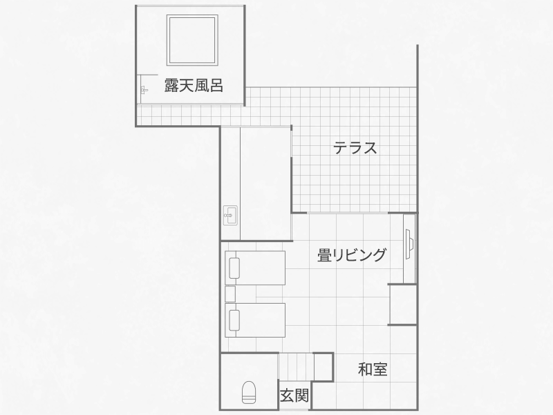 汀の棟（弐）：間取り