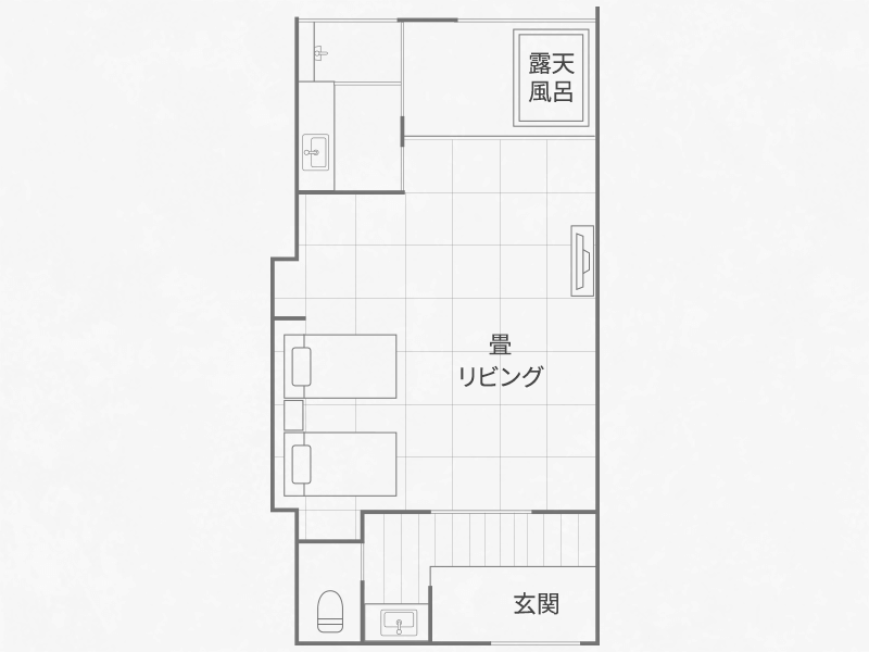 空の棟：間取り